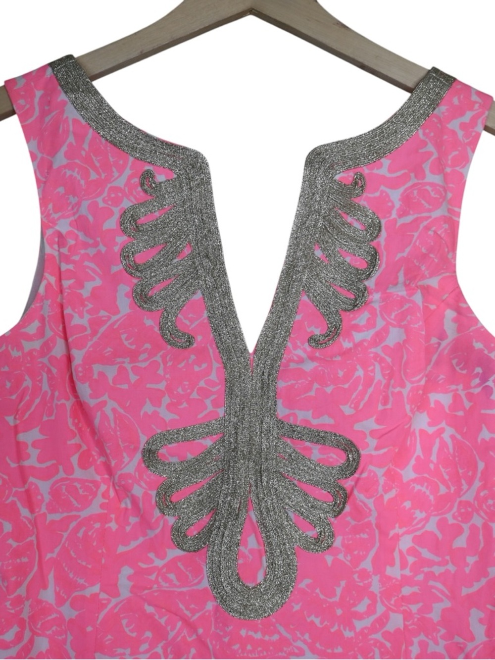 Lilly Pulitzer Women's 4 Janice Shift Cosmos Pink Lined Dress - Picture 7 of 12
